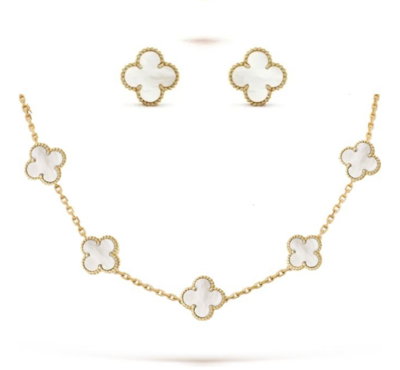 Kit Choker + Brinco 5 Trevos Virginia