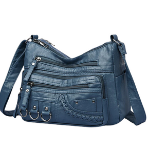 Bolsa feminina transversal couro PU