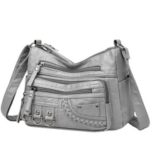 Bolsa feminina transversal couro PU