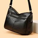 Bolsa feminina de couro mensageiro